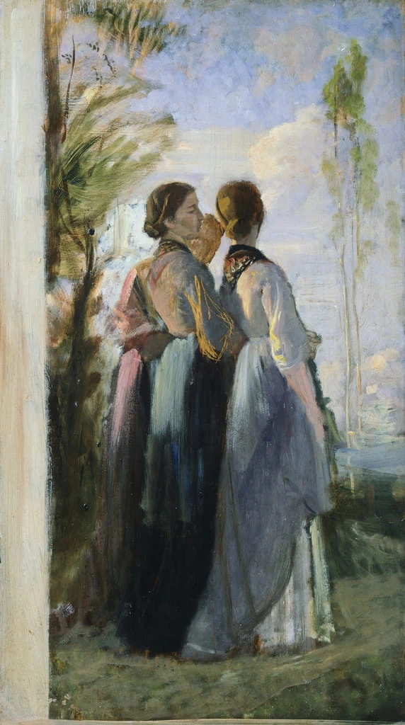 Tre contadine a passeggio - Galleria d'Arte Moderna, Firenze